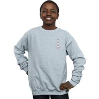 Disney Boy's Aristocats Marie Breast Print Sweatshirt in Grey | Size: 9 Years