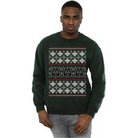Christmas Vader Imperial Starship Fair Isle Sweatshirt