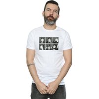 David Bowie Men's Photo Collage T-Shirt in White | Size: Medium