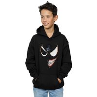 Marvel Boy's Venom Split Face Hoodie in Black | Size: 12-13 Years