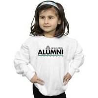 Harry Potter Girl's Hogwarts Alumni Slytherin Sweatshirt in White | Size: 7-8 Years