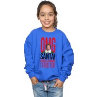 Girl's OMG Santa I Know Him Sweatshirt in | Size: 9 Years