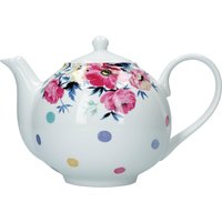 Mikasa Clovelly Porcelain 1 Litre Teapot in White