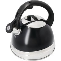 La Cafetiere Induction-Safe Enamel Stovetop Kettle in Black