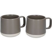 La Cafetiere Seville Stoneware Mugs in Grey