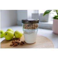 MasterClass Snap Yoghurt & Granola Breakfast Pot in Clear