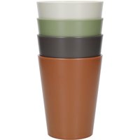 Mikasa Summer Set of 4 Plastic 340ml Tumblers