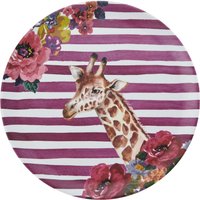 Mikasa Wild at Heart Giraffe Round Tray, 36cm
