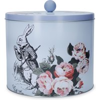Mikasa Biscuit Tin Metal Food Storage Caddy with Lid in Blue