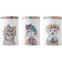Mikasa Tipperleyhill Metal Storage Canister Set, Gift Boxed