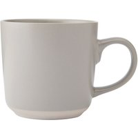 La Cafetiere Ceramic Mug, Latte, 350ml, Labelled in Cream