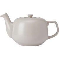 La Cafetiere Ceramic Teapot, Latte, 1.2 Litres, Labelled in Cream