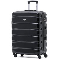Flight Knight 25" Medium Suitcase Check-in Hold Luggage Hard Shell 4 Wheels TSA Lock in Midnight