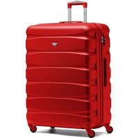 Flight Knight 29" Large Suitcase Check-in Hold Luggage Hard Shell 4 Wheels TSA Lock in Red | Size: Cabin