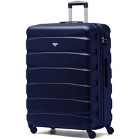 Flight Knight 25" Medium Suitcase Check-in Hold Luggage Hard Shell 4 Wheels TSA Lock in Navy | Size: Large