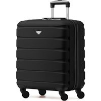 Flight Knight 56x45x25cm EasyJet (Paid), BA & Jet2 Large Hard Cabin Carryon Suitcase in True Black