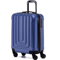 Flight Knight 55x40x20cm Cabin Carry Bag Hard Shell Suitcase TUI, Ryanair (Priority) in Navy