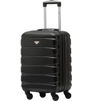 Flight Knight 55x35x25cm Suitcase Cabin Carry On Maximum Size for KLM & Air France in Black