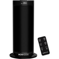 MONHOUSE 2000W Energy Efficient Electric PTC Portable Heater 12H Timer - 40cm in Black