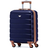 Flight Knight 55x40x20cm Ryanair (Priority) easyJet Jet2 Large Cabin Carry Suitcase in Mid Navy