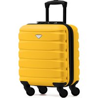 Flight Knight 45x36x20cm EasyJet Free Cabin Size Maximum Carry On Suitcase Cabin Bag in Yellow