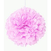 Unique Party Puff Balls Party Dration (16in) in Baby Pink