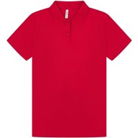 Casual Classics Women's Casual Classic Polo in Red | Size: 2XL