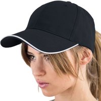 Reflect 6 Panel Reflective Piping Baseball Cap
