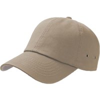 Atlantis Women's Action 6 Panel Chino Baseball Cap in Khaki