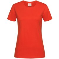 Stedman Classics Women's Stedman Classic Tee in Tangerine | Size: Medium