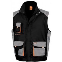Result Men's Work-Guard Lite Gilet in Black | Size: 4XL