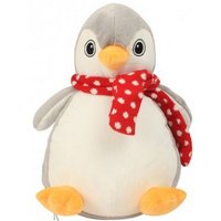 Mumbles Zippie Penguin Soft Toy in Grey