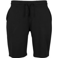 Build Your Brand Men's Terry Shorts in Black | Size: Small