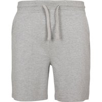 Build Your Brand Men's Terry Shorts in Grey | Size: Small