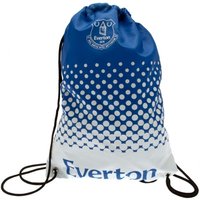Everton FC Men's Fade Design Drawstring Gym Bag in Blue