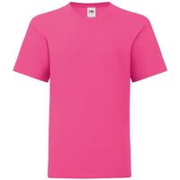 Fruit of the Loom Iconic T-Shirt in Fuchsia | Size: 5-6 Years