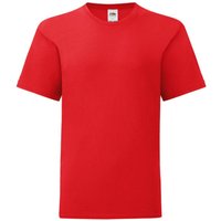 Fruit of the Loom Iconic T-Shirt in Red | Size: 5-6 Years
