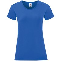 Fruit of the Loom Women's Iconic T-Shirt in Blue | Size: Medium