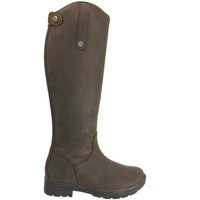 HyLAND Women's Waterford Winter Country Riding Boots in Dark Brown | Size: 4