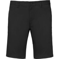 Kariban Men's Chino Bermuda Shorts in Black | Size: XL