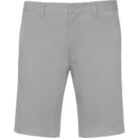 Kariban Men's Chino Bermuda Shorts in Grey | Size: XL