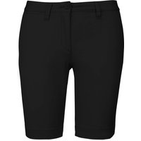 Kariban Women's Chino Bermuda Shorts in Black | Size: 8
