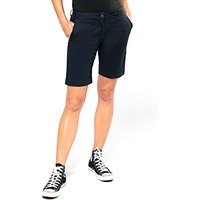 Kariban Women's Chino Bermuda Shorts in Dark Navy | Size: 18