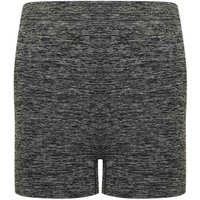 Tombo Women's Seamless Shorts in Dark Grey | Size: 2XS
