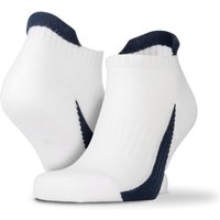 Spiro Men's Sports Trainer Socks (Pack Of 3) in White | Size: 8-11