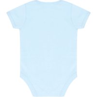 Larkwood Essential Short Sleeve Bodysuit in Pale Blue | Size: 3-6 m