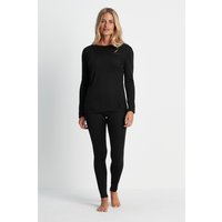 TOG24 Women's 'Meru' Cashmere Touch Base Layer Set in Black | Size: 10