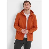 Feizor Shower Resistant Softshell Hooded Jacket Burnt