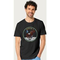 Apollo 11 Mission Badge Distressed T Shirt