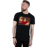 Disney Men's Beauty & The Beast Handsome Brute T-Shirt in Black | Size: 2XL